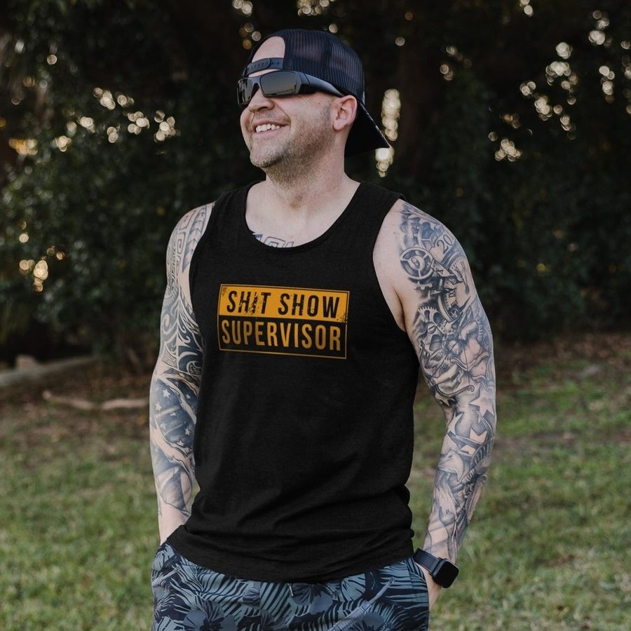Grunt Style Sh*t Show Supervisor Tank - Black