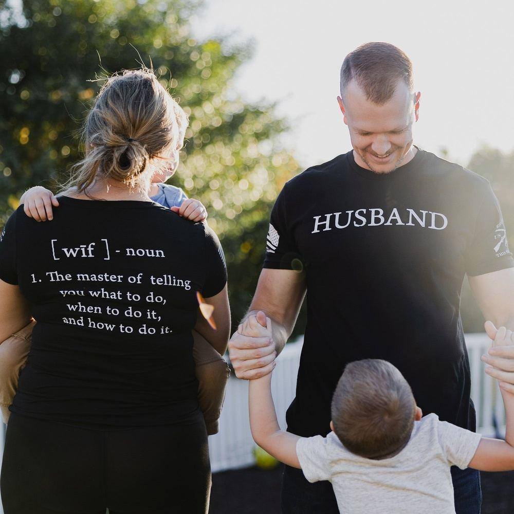 Grunt Style Husband Defined T-Shirt - Black