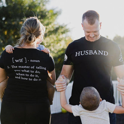 Grunt Style Husband Defined T-Shirt - Black