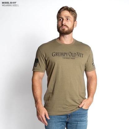 Grunt Style Veteran T-Shirts | Grumpy Old Vet | Veteran Clothing