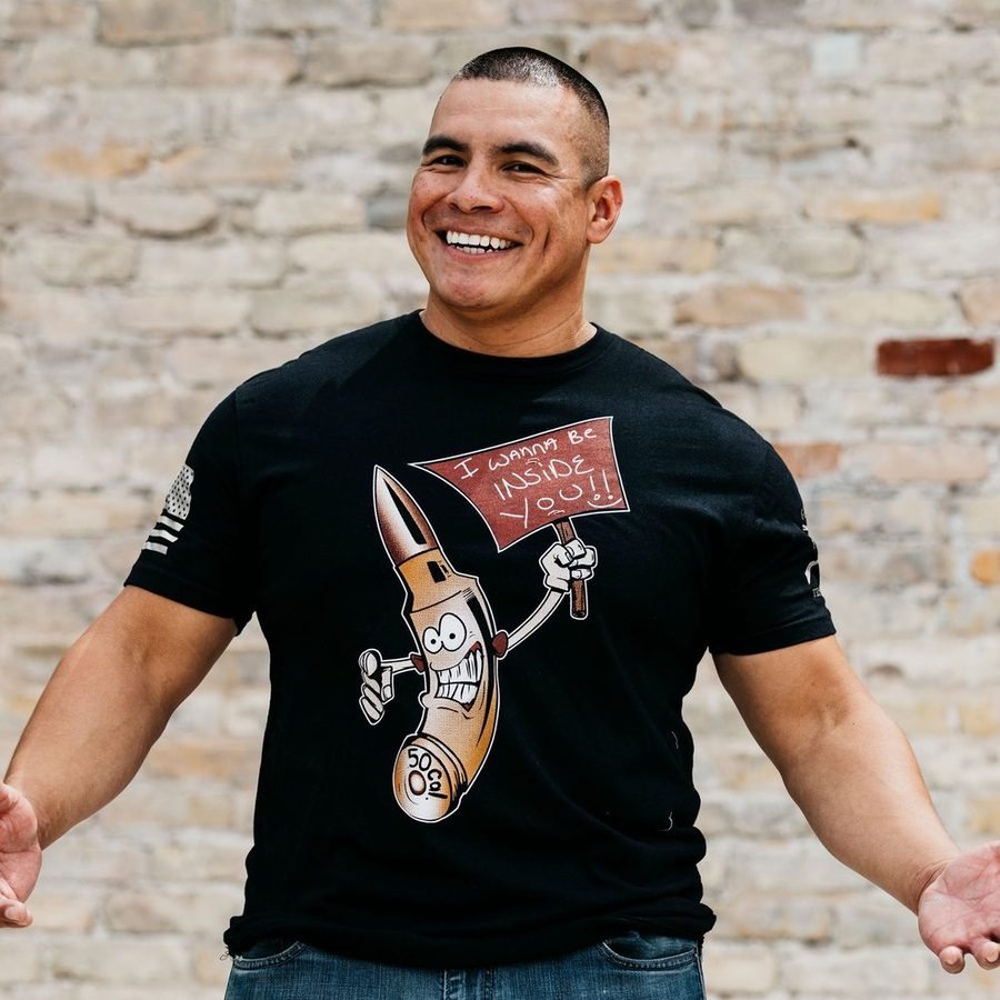 Grunt Style Men's Bullet Funny Graphic Tees | Gun Shirt