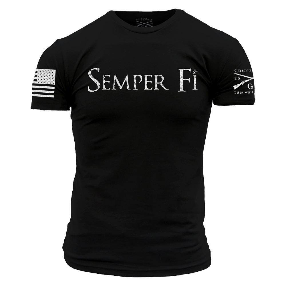 Grunt Style Marine Corps T-Shirt | Simply Semper Fi - Made in the USA