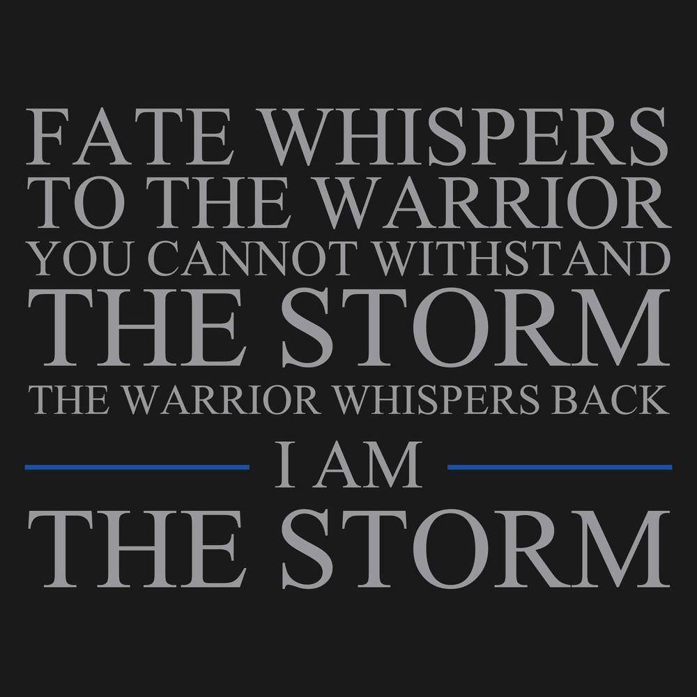 Grunt Style Men's Police Force Apparel | I Am The Storm Shirt