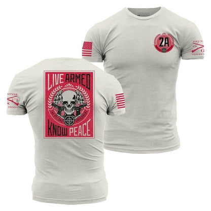 Grunt Style Live Armed T-Shirt - Sand
