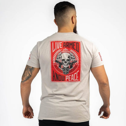 Grunt Style Live Armed T-Shirt - Sand