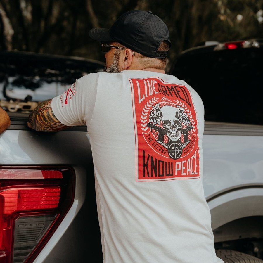 Grunt Style Live Armed T-Shirt - Sand
