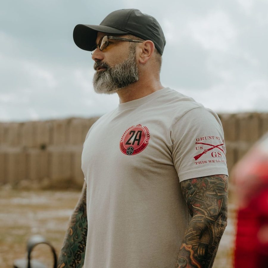 Grunt Style Live Armed T-Shirt - Sand