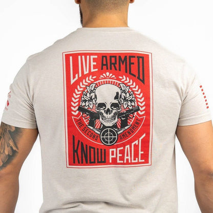 Grunt Style Live Armed T-Shirt - Sand
