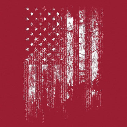 Grunt Style 1776 Flag T-Shirt - Red