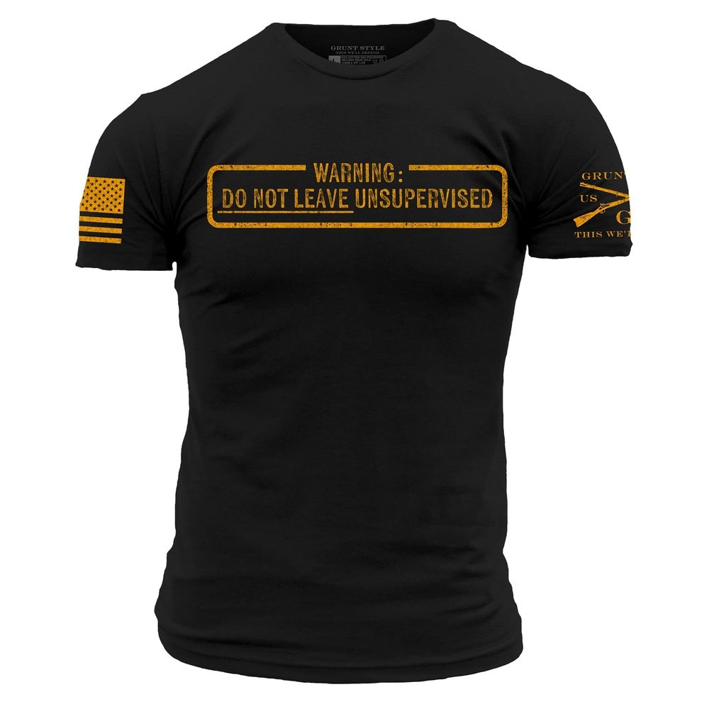 Grunt Style Needs Supervision T-Shirt - Black