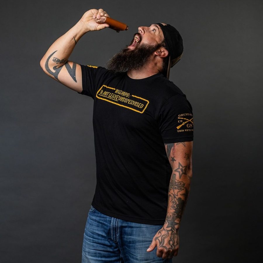Grunt Style Needs Supervision T-Shirt - Black