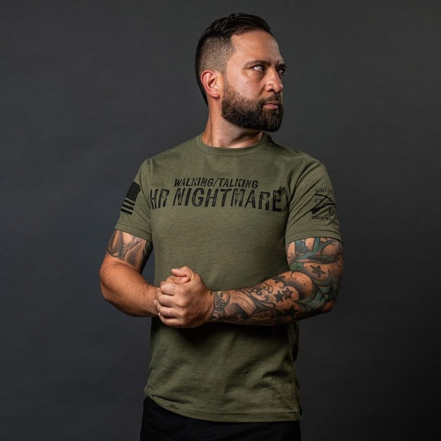 Grunt Style HR Nightmare T-Shirt - Military Green