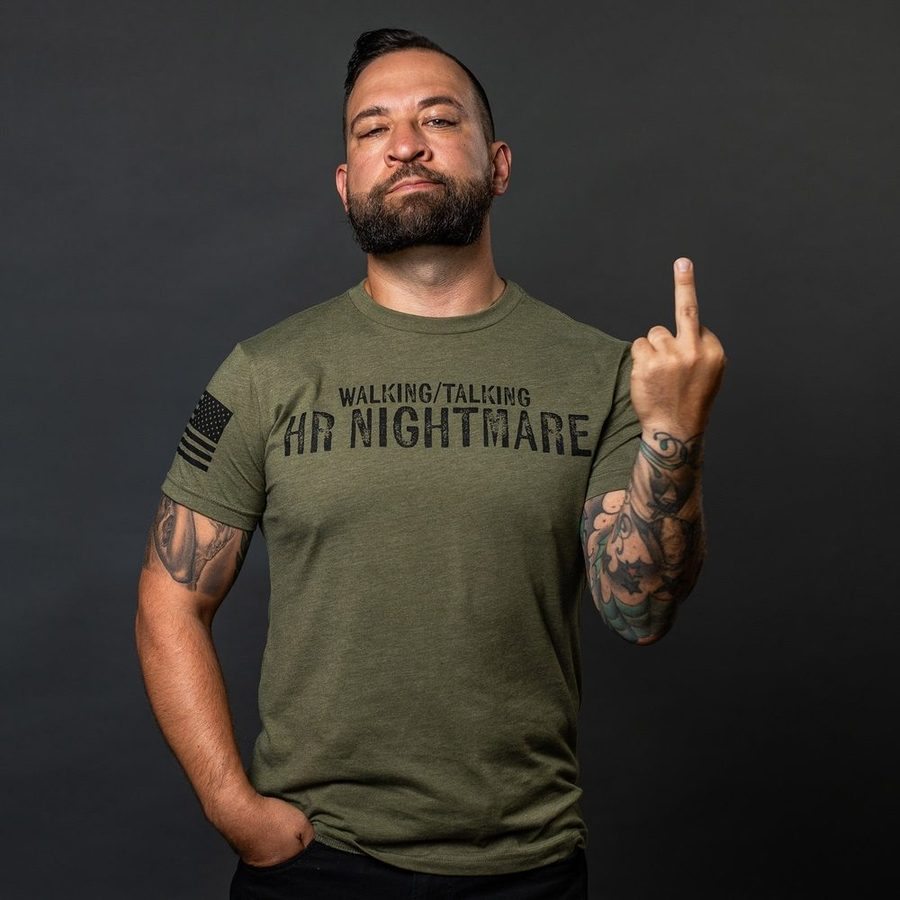 Grunt Style HR Nightmare T-Shirt - Military Green