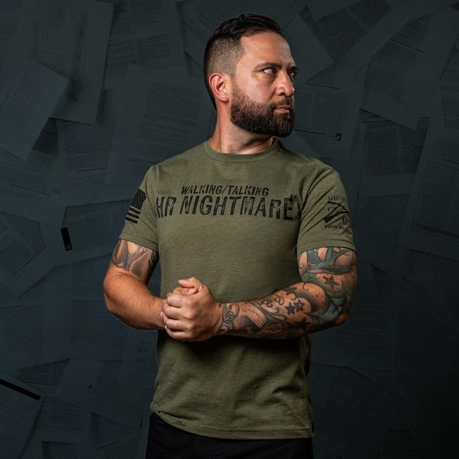 Grunt Style HR Nightmare T-Shirt - Military Green