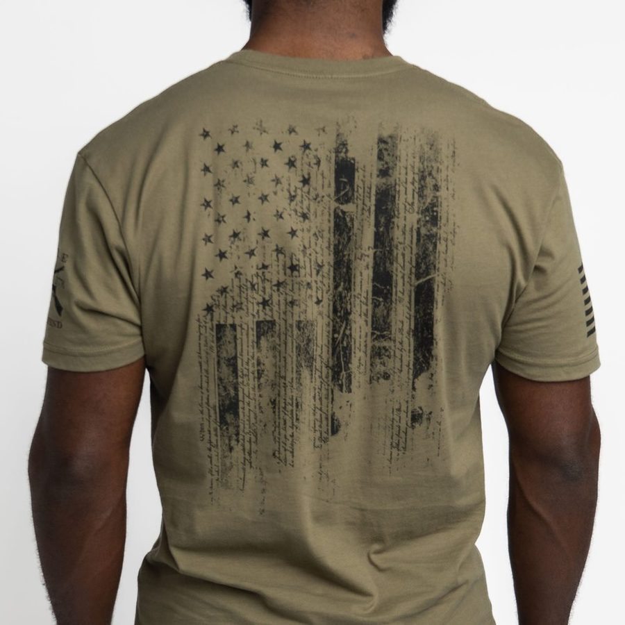 Grunt Style 1776 Flag - Military Green