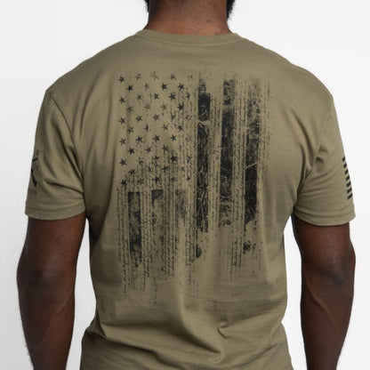 Grunt Style 1776 Flag - Military Green