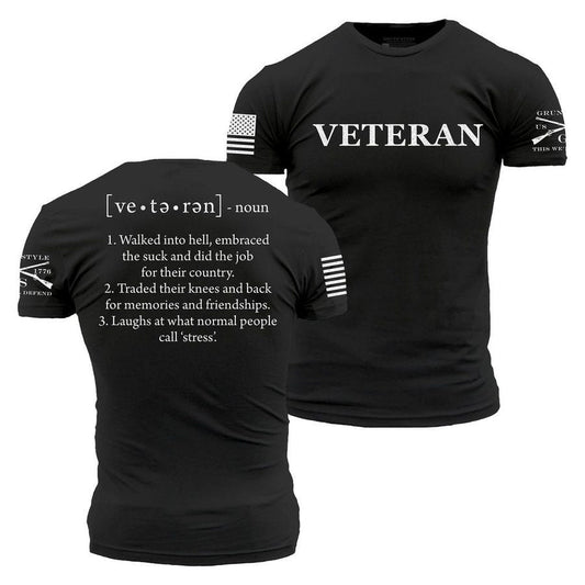 Grunt Style Veteran Defined T-Shirt - Black