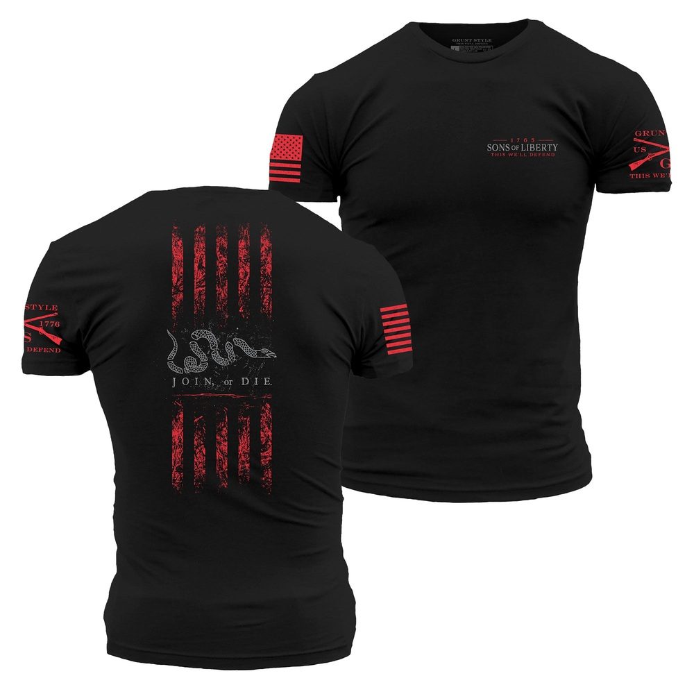 Grunt Style Sons Of Liberty T-Shirt - Black
