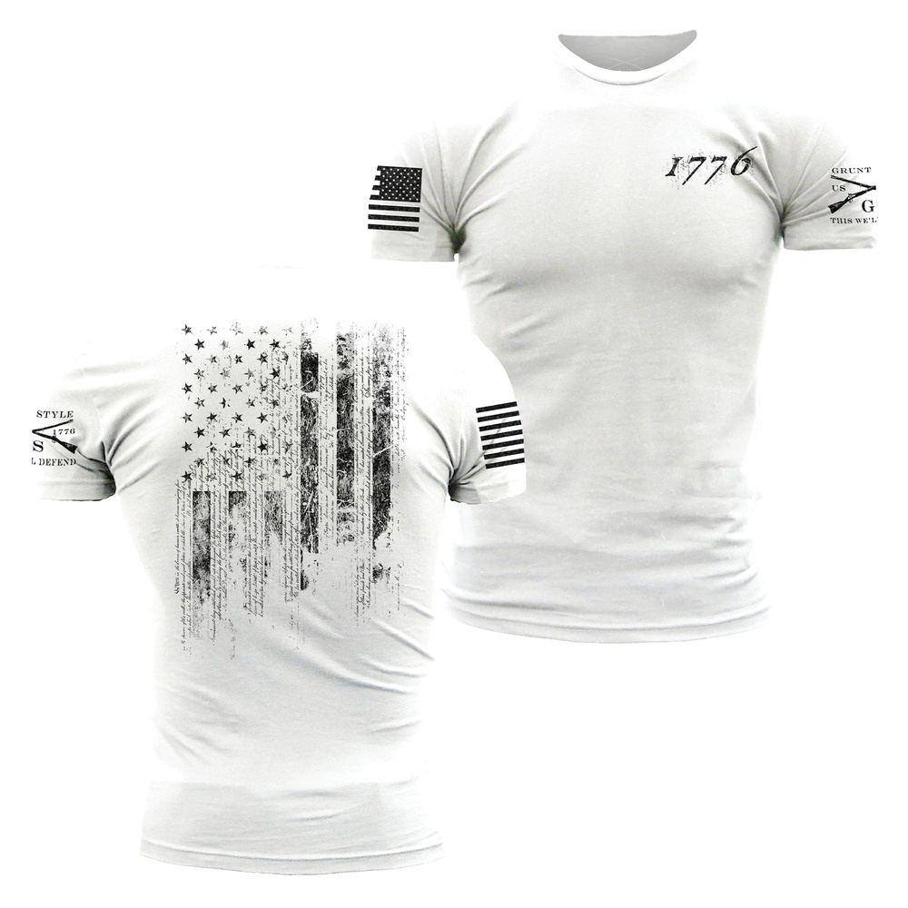 Grunt Style American Flag Shirt | Patriotic Apparel