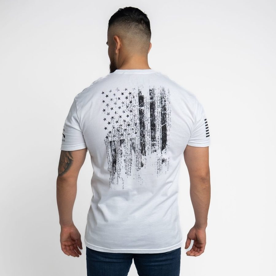 Grunt Style American Flag Shirt | Patriotic Apparel