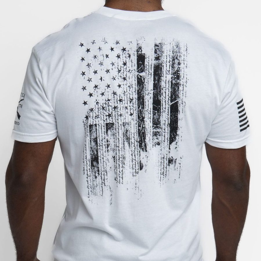 Grunt Style American Flag Shirt | Patriotic Apparel