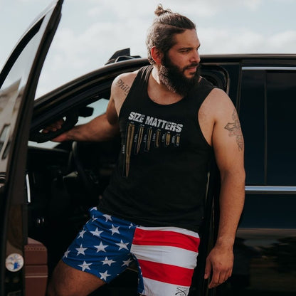 Grunt Style Men's Size Matters Tank - Black